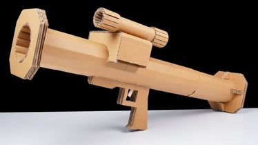 儿童手工玩具制作大全,用硬纸板制作火箭发射器,赶紧get起来!