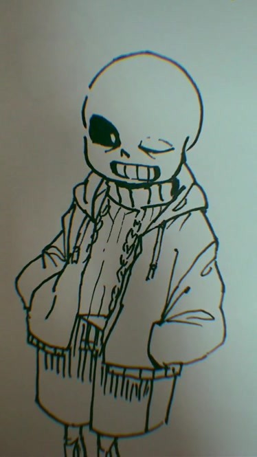 前年半小時畫的sansvs今年十分鐘的sans#sans