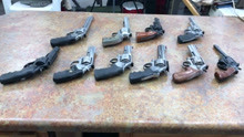 文婷聊枪（第一期）：我收藏的枪，左轮手枪(revolver)wheel gun,史密斯威森(Smith&Wesson),左轮手枪试射