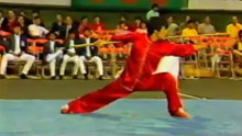 武术全能冠军赵长军先生1987年演练的传统武术棍术