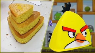 愤怒的小鸟来袭原来是牛人自制的创意翻糖蛋糕创意100分