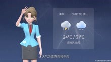 南京市2021年8月23日天气预报