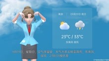 南京市2021年9月18日天气预报