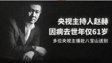 央视315晚会主持人赵赫去世 与癌症抗争多年
