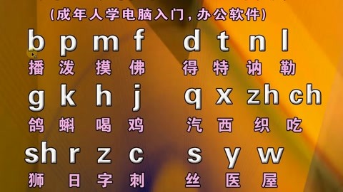 成人自學拼音打字,看這裡零基礎學習拼音拼讀教學視頻,打字不難