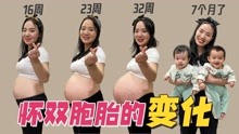 [图]怀双胞胎肚子有多大？留着给宝宝看，每一帧画面都很珍贵！