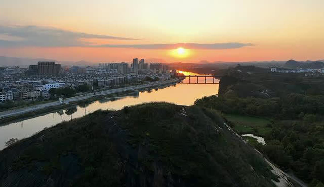 上饶信江河图片