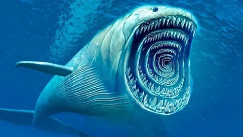 有史以来8种最大的海洋生物,巨齿鲨排不进前十,蓝鲸实至名归