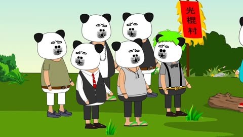 沙雕动画天才大熊猫图片